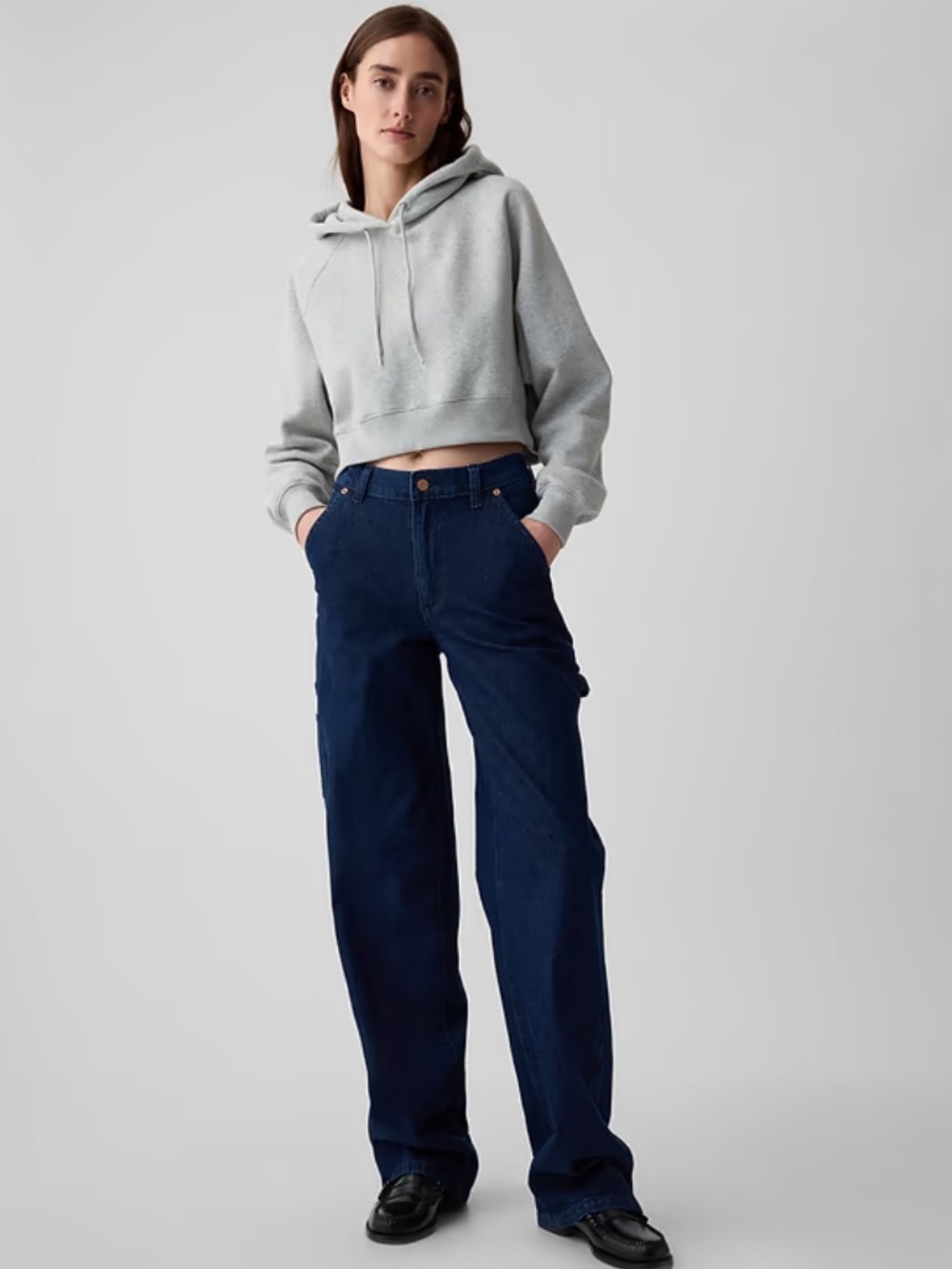 Gap Mid Rise '90s Loose Carpenter Jeans - Petite
